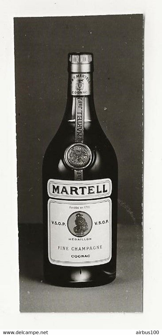 PHOTO ORIGINALE MARKETING - COGNAC J & F MARTELL MÉDAILLON FINE CHAMPAGNE V.S.O.P - LOUIS XIV - Spirits