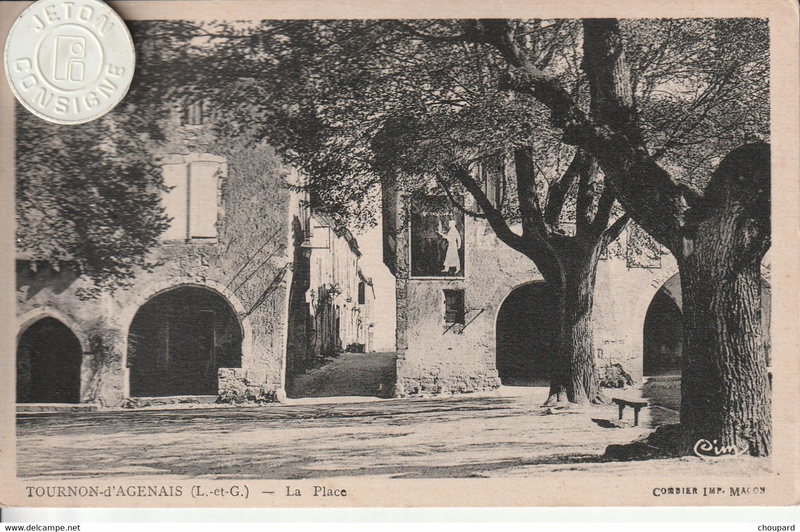 47 -  Carte Postale Ancienne  De  TOURNON D'AGENAIS   La Place - Tournon D'Agenais