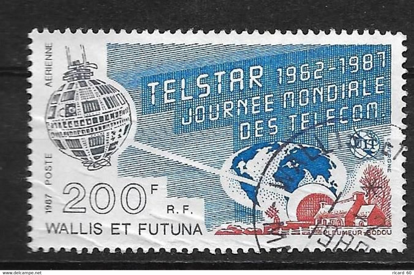 Timbres Oblitérés De Wallis Et Futuna, PA N°156 YT, Journée Mondiale Des Télécommunications, Satellite Telstar, UIT - Used Stamps