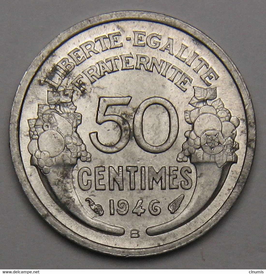 50 Centimes Morlon, Aluminium, 1946 B (Beaumont-le-Roger) - Gouvernement Provisoire De La République Française - 50 Centimes