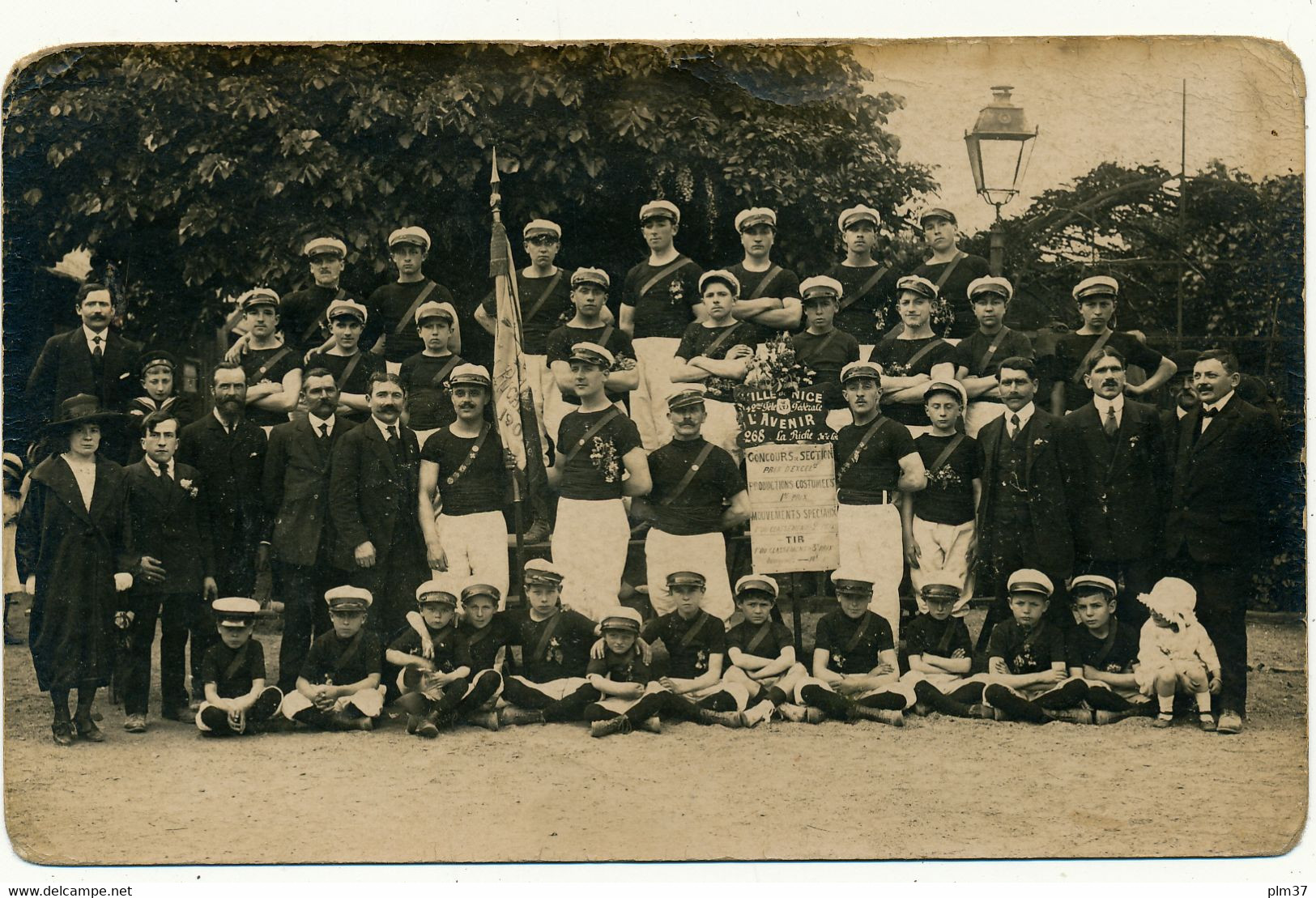 LA RICHE - Carte Photo - Société L'Avenir, Lors Du Concours De Nice - La Riche