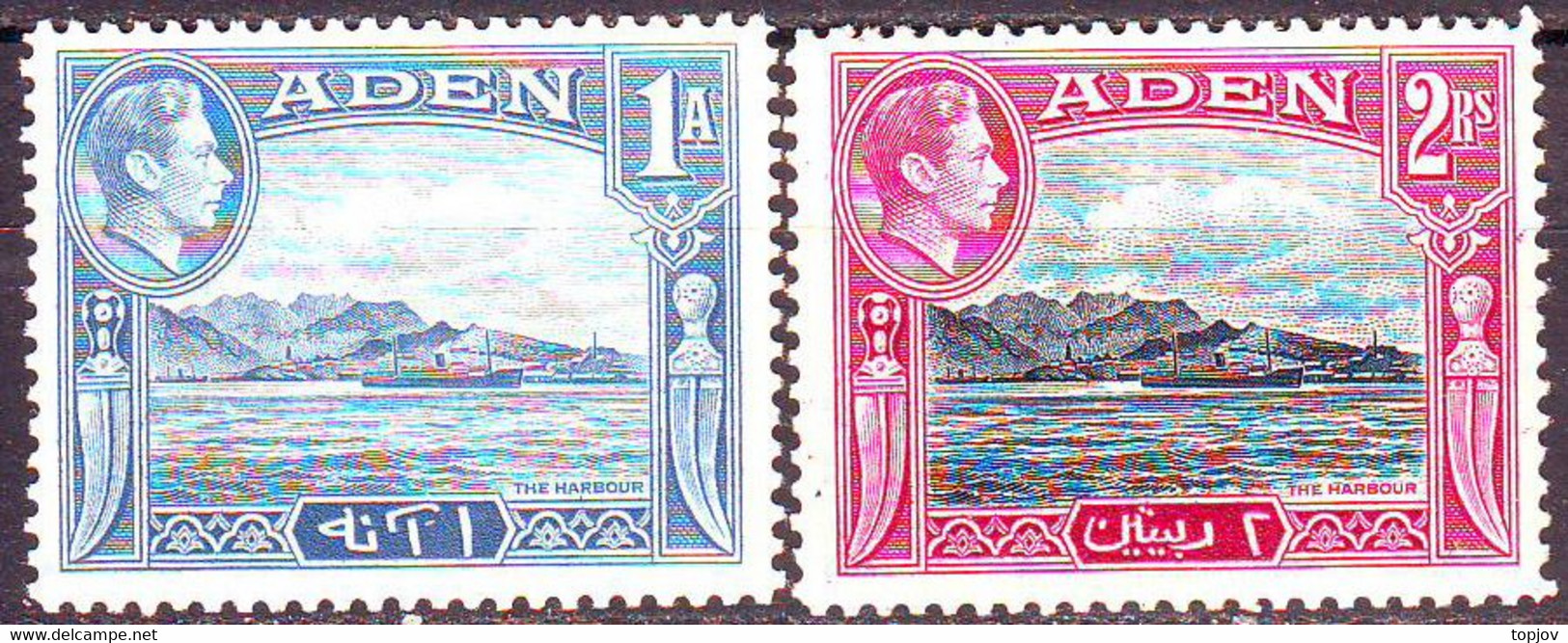 ADEN - SHIPS  HARBOUR - MNH - 1939 - Ships