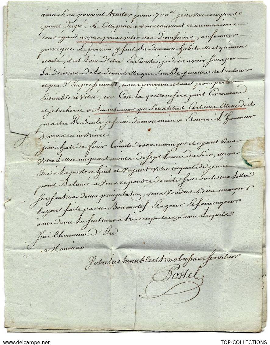 SUPERBE LETTRE 1810 COMPLETE ET SIGNEE VITRE Ille Et Vilaine à CONSERVATEUR BOIS FORETS RENNES T.B.E. - Documents Historiques