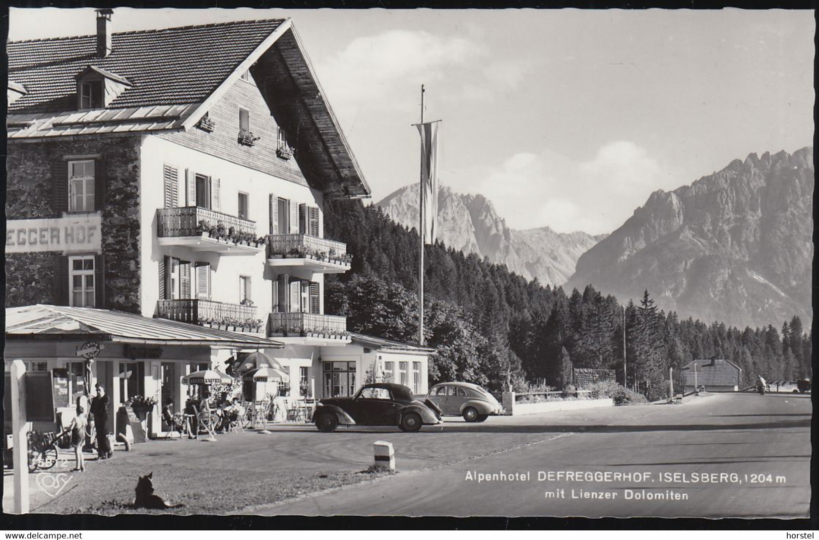 Austria - 9841 Winklern - Hotel Defreggerhof Am Iselsberg - Alte Ansicht - Cars - Oldtimer - Puch ? ( Echt Foto) - Gurk