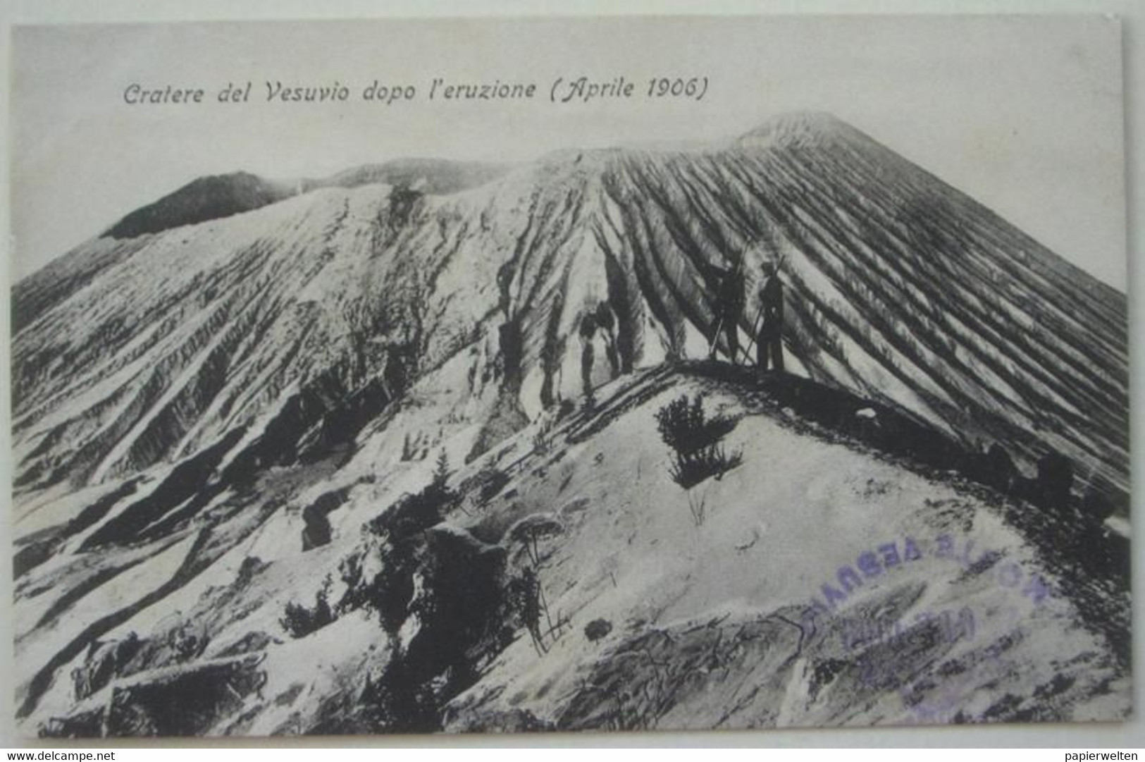 Ercolano (Napoli) - Cratere Del Vesuvio Dopo L'eruzione (Aprile 1906) - Ercolano