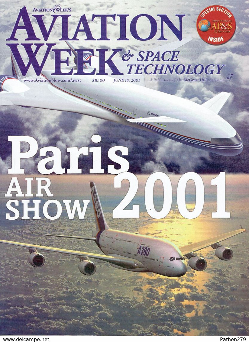 Aviation Week Juin 2001 Spécial Salon Du Bourget + Spotter's Guide - Trasporti