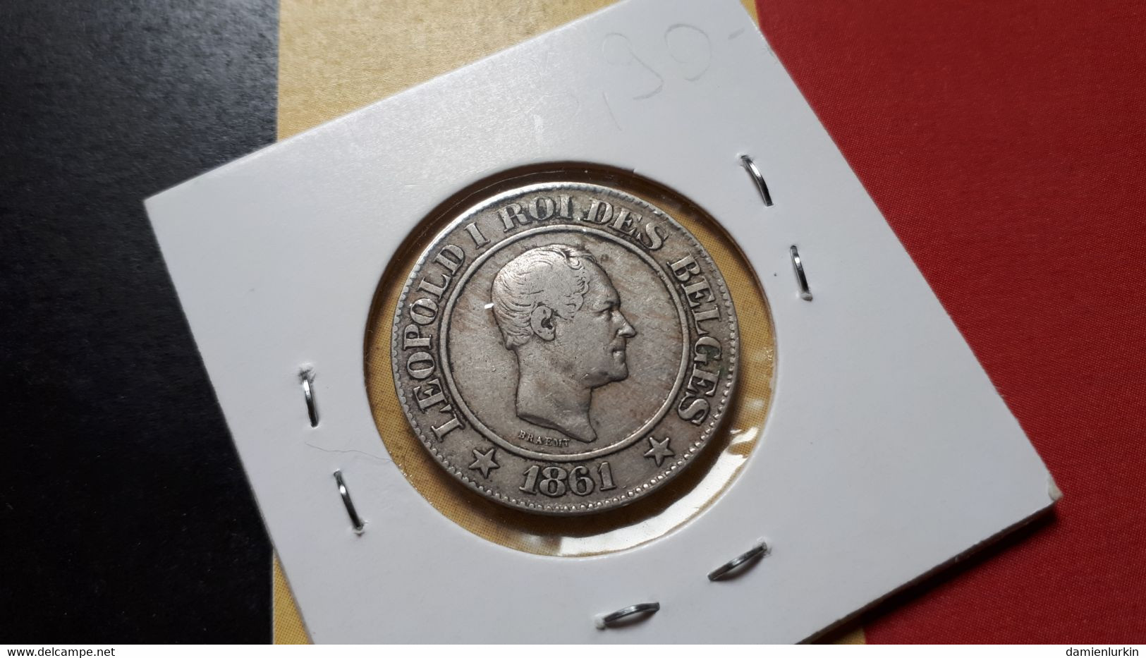 BELGIQUE LEOPOLD PREMIER TRES BELLE 20 CENTIMES 1861 - 20 Centimes