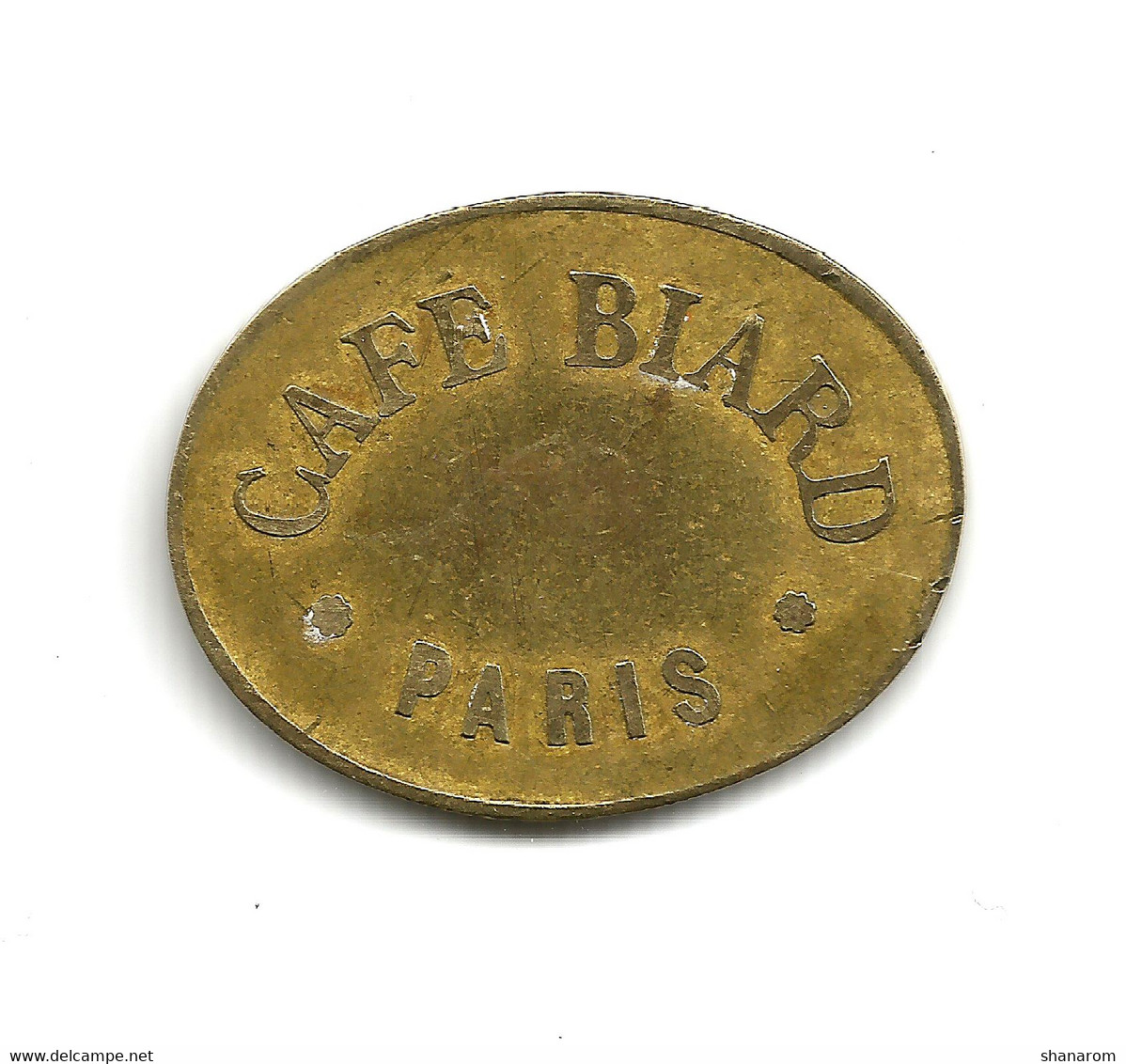 JETON // PARIS (75) // CAFE BIARD // 15 Centimes - Monétaires / De Nécessité