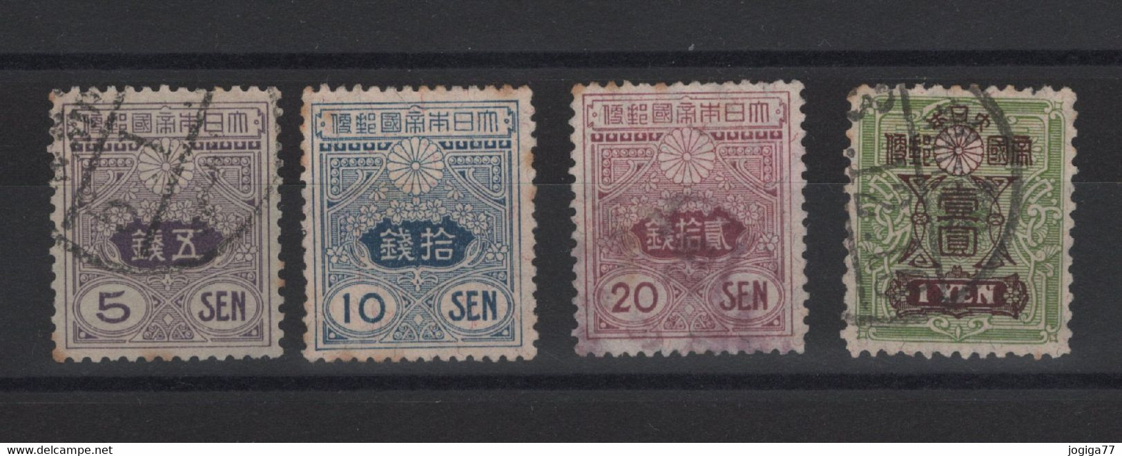Japon - Série Courante 1914-1919 - Oblitérés