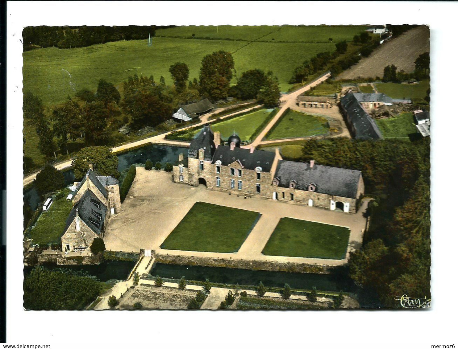 Bais Château De Montesson Vue Aérienne Combier Cim - Bais