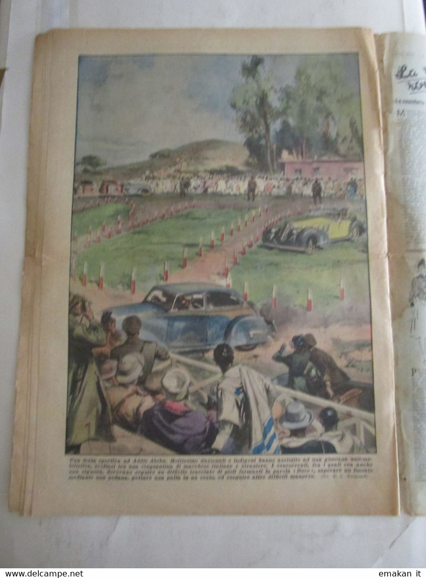 # DOMENICA DEL CORRIERE N 7 / 1938 CAMICIE NERE SFILANO / CONTADINE D'ITALIA , LA BELLA ISOLANA E ALTRE - First Editions