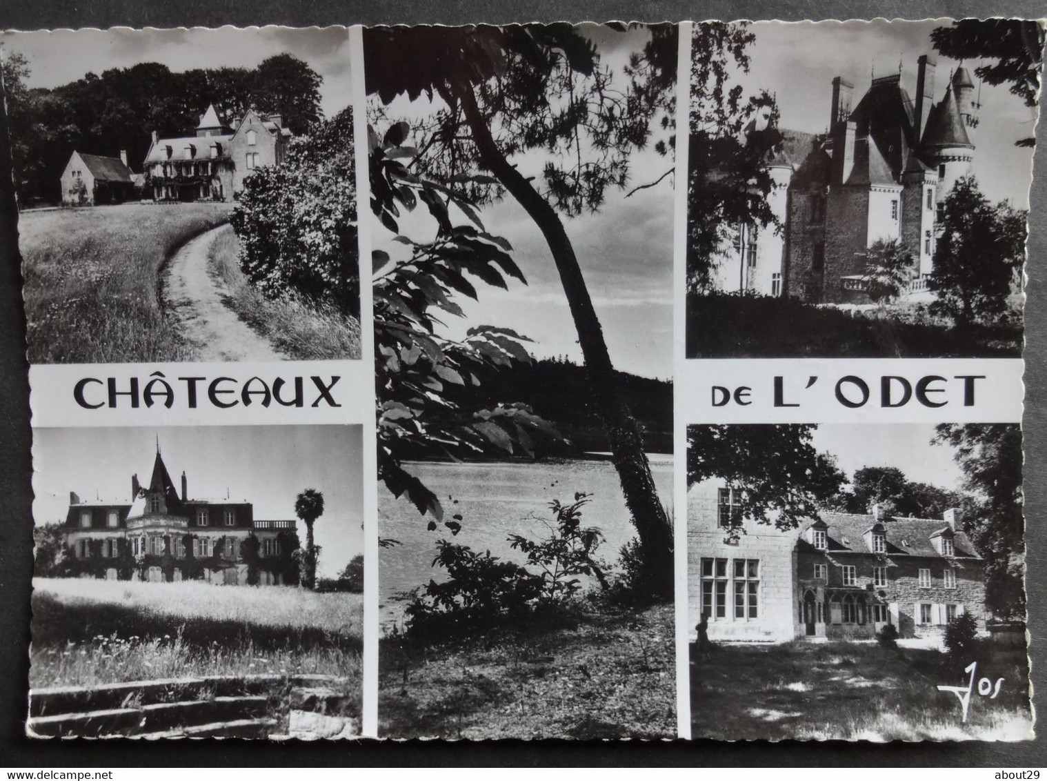 CPM 29 CHATEAUX DE L'ODET - CARTE MULTIVUES - Edit. JOS 3333 - Réf. K 226 - Bénodet