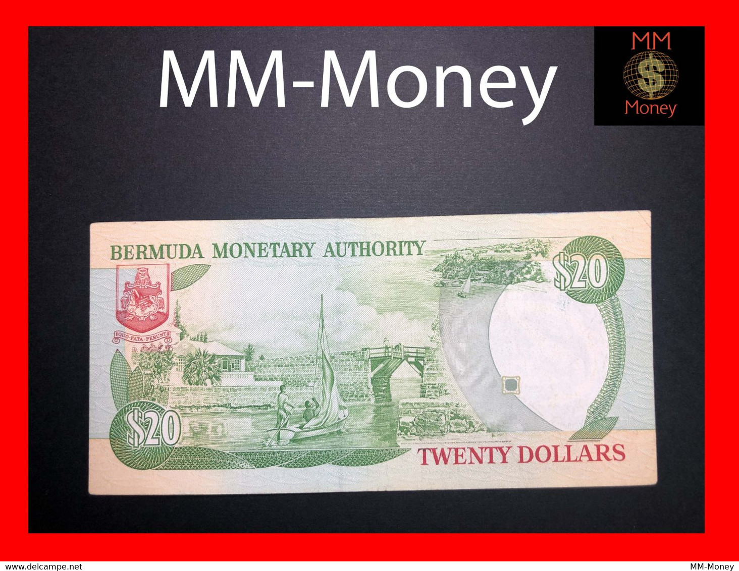 BERMUDA 20 $  17.1.1997  P. 47  "commemorative"   *very Rare*   VF+ - Bermudas