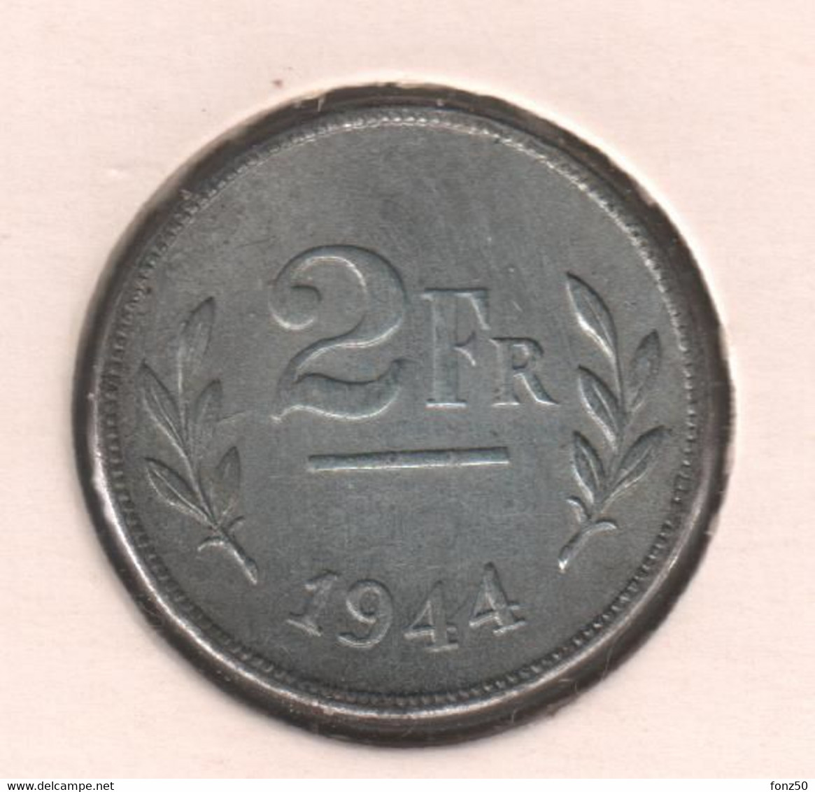 LEOPOLD III * 2 Frank 1944 Frans/vlaams * Prachtig * Nr 4377 - 2 Francs (1944 Liberazione)