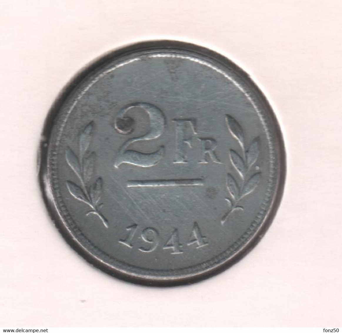 LEOPOLD III * 2 Frank 1944 Frans/vlaams * Prachtig * Nr 7295 - 2 Francs (1944 Libération)