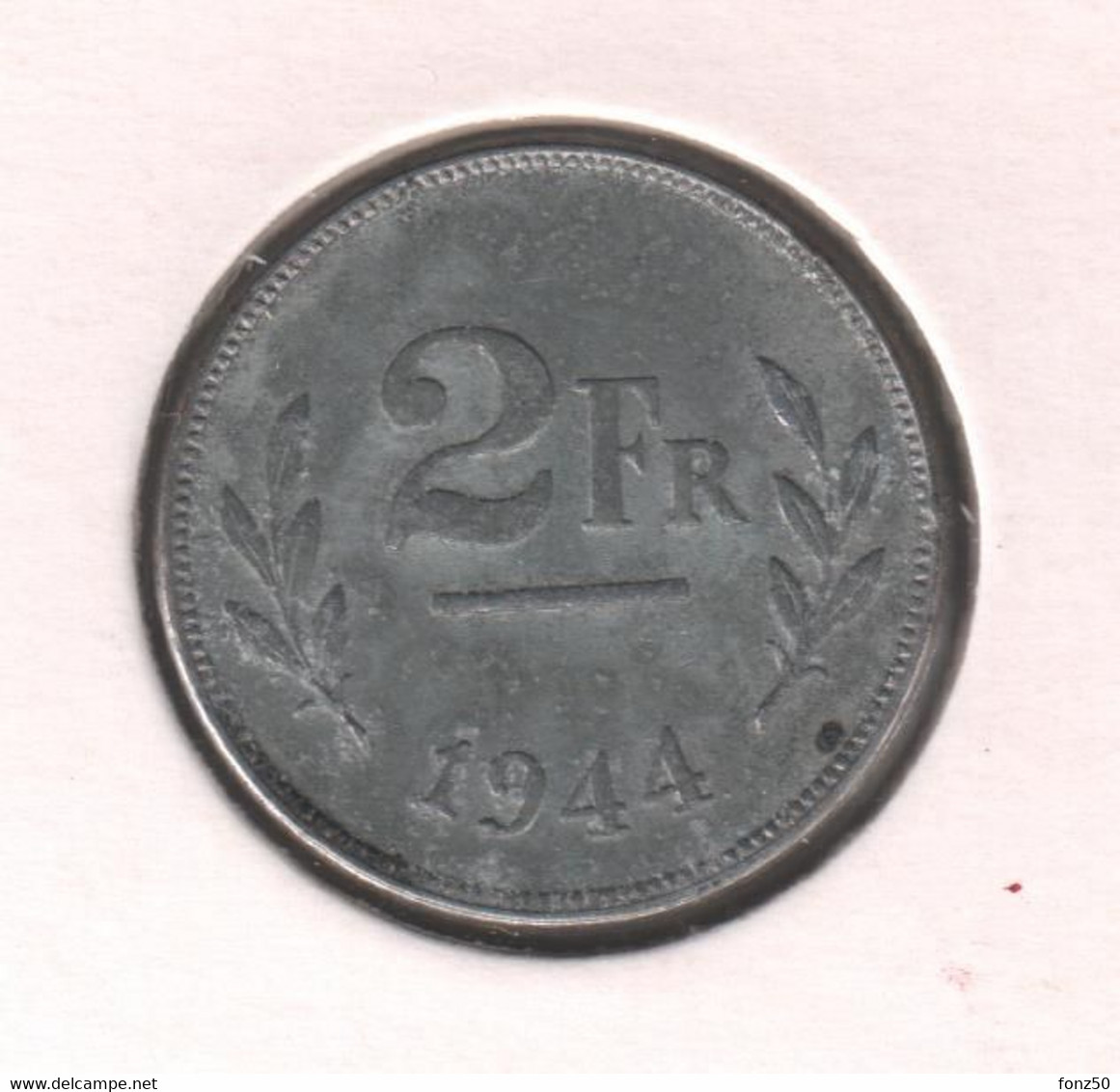 LEOPOLD III * 2 Frank 1944 Frans/vlaams * Prachtig * Nr 7655 - 2 Francs (1944 Libération)