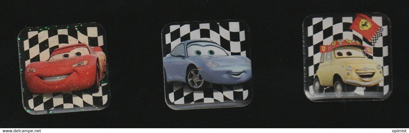 73346-Lot De 3  Pin's -Cars Disney Pixar - Disney