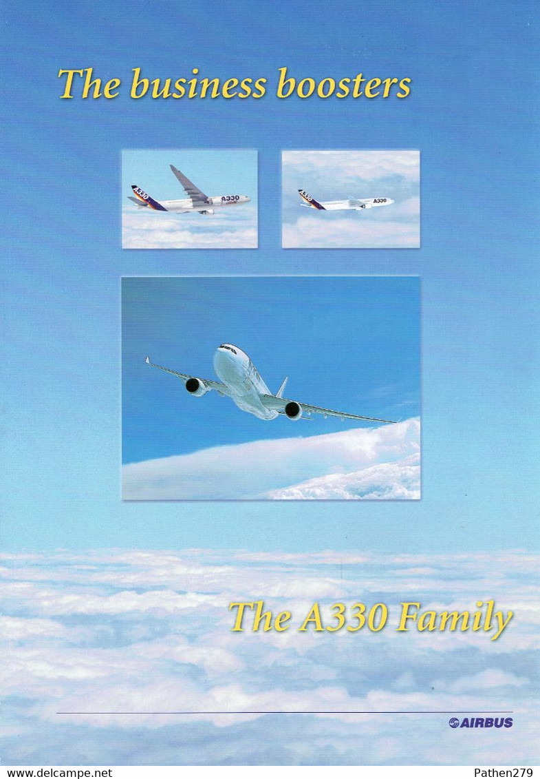 Dépliant De Présentation De La Famille AIRBUS A 330 - Pubblicità