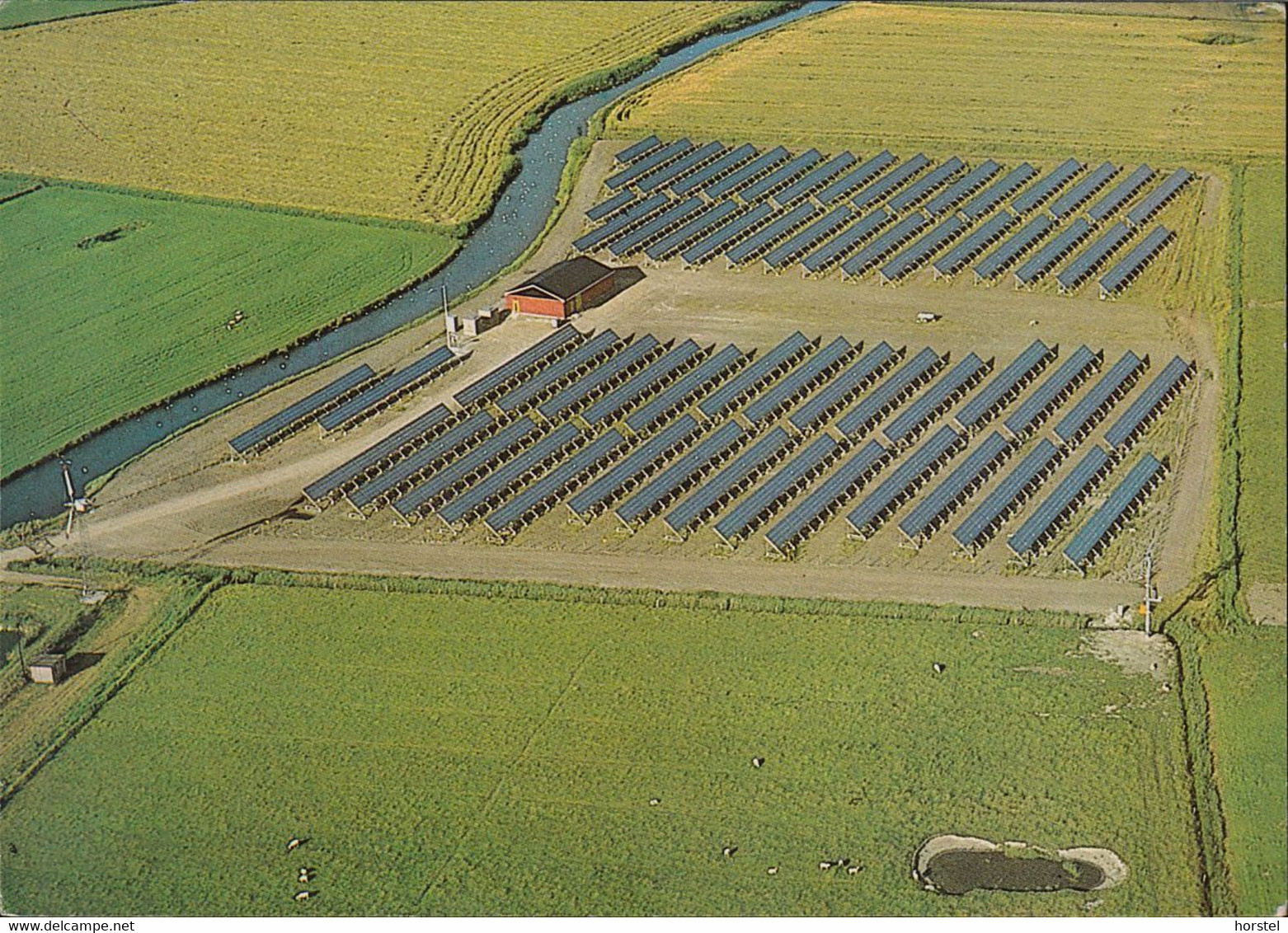 D-25849 Pellworm - Solaranlage - Solarkraftwerk 300KW - Luftbild - Aerial View - Nice Stamp - Halligen