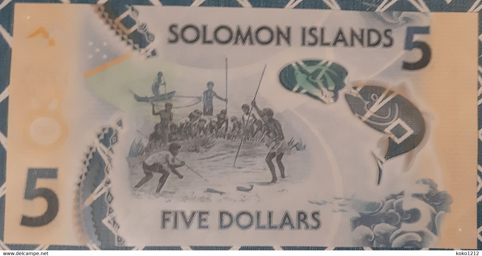 Solomon Islands 5$ 2019 Pnew UNC - Salomons