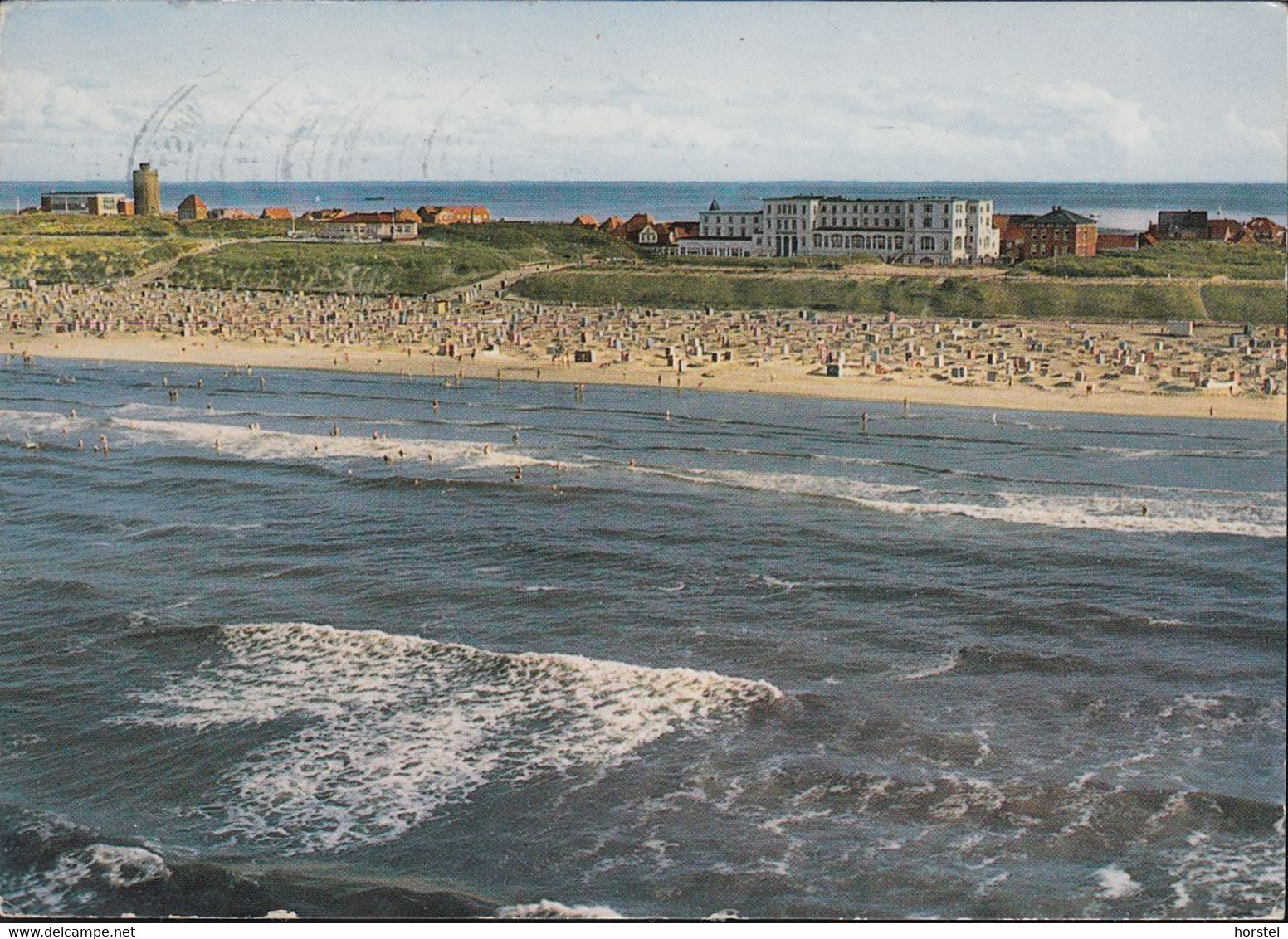 D-26571 Juist - Strand Mit Kurhaus - Luftbild - Aerial View - Nice Stamp 1968 - Juist