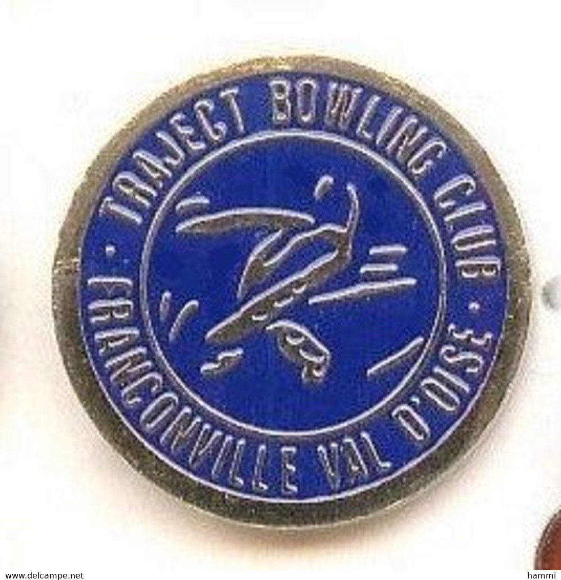 C42 Pin's Traject Bowling Club De Franconville Val D'Oise Achat Immédiat - Bowling