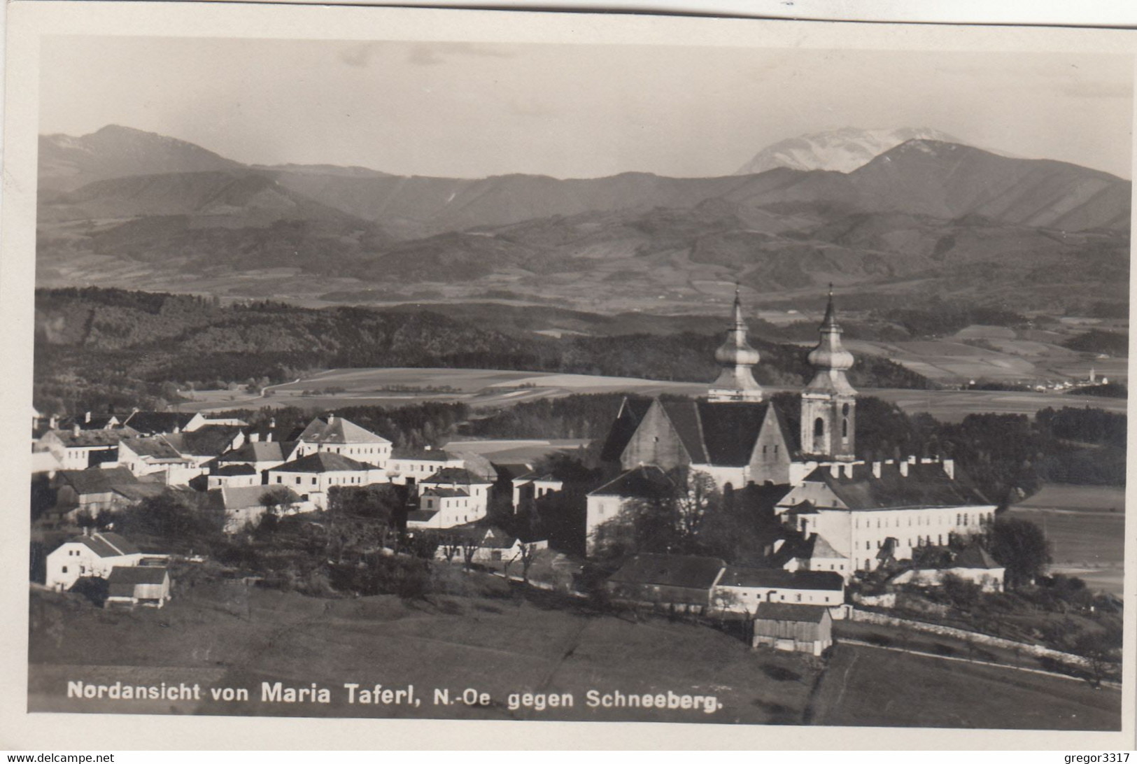 A8206) MARIA TAFERL - Nordansicht Gegen Schneeberg ALT !! 1935 - Maria Taferl