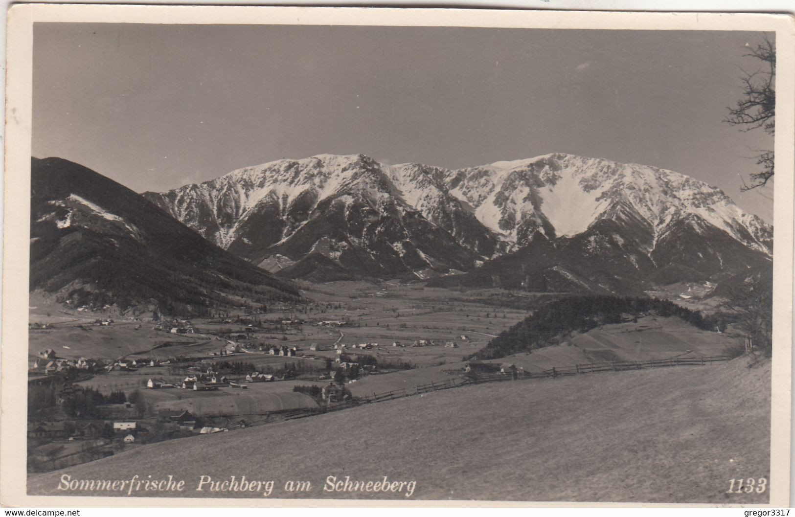 A8211) PUCHBERG Am SCHNEEBERG - Tolle Ansich Tgegen Bergwelt TOP !! 1935 - Schneeberggebiet