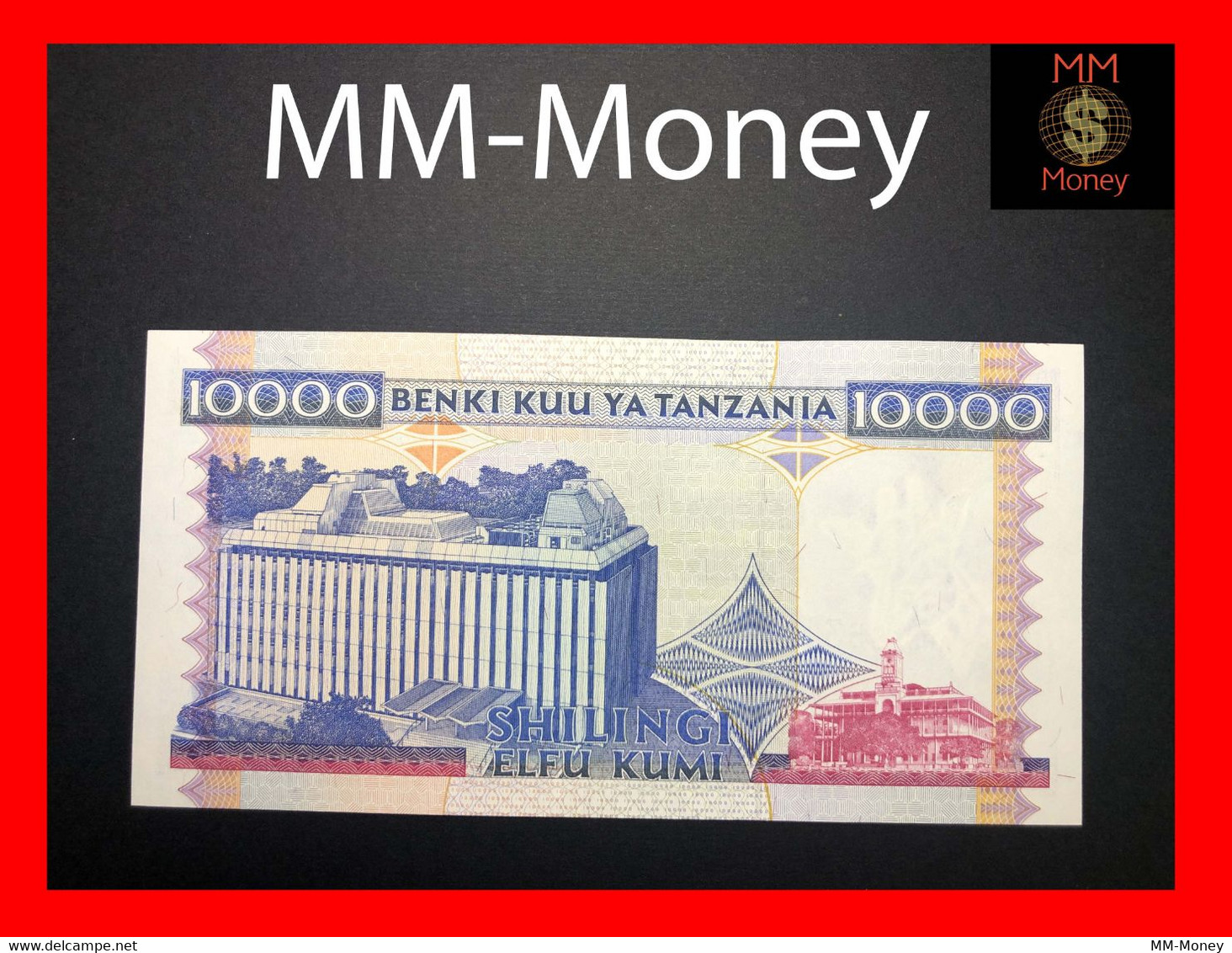 TANZANIA 10.000 10000 Shilingi  1995  P. 29    "scarce"    UNC - Tanzanie