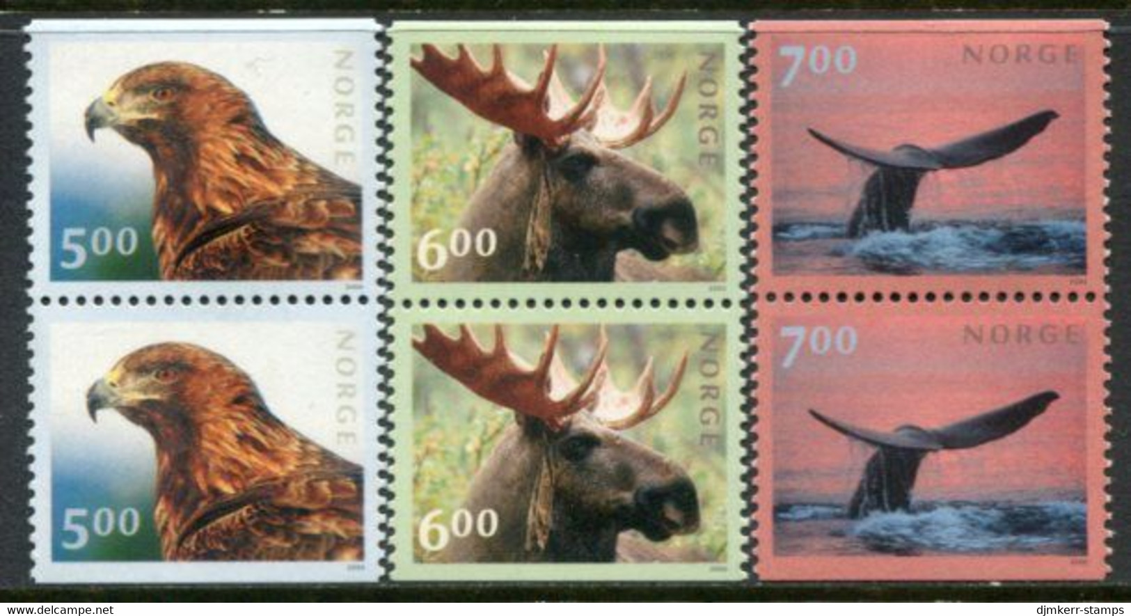 NORWAY 2000  Fauna Pairs MNH / **.  Michel 1346-48 Do-Du - Ongebruikt