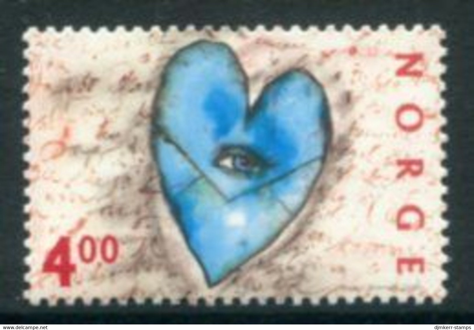 NORWAY 2000  Valentine's Day MNH / **.  Michel 1341 - Neufs