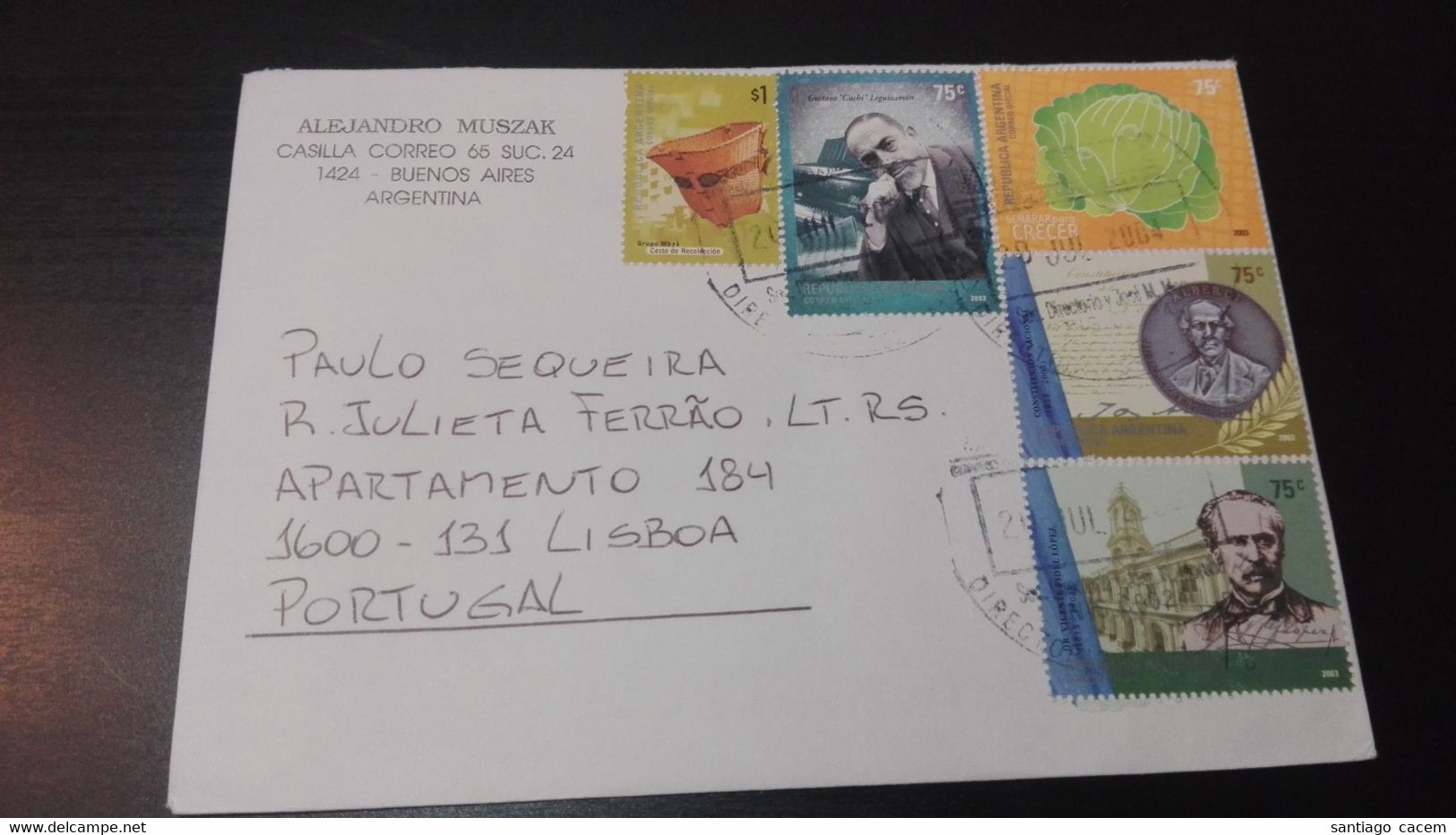 Argentina - Cover - Cartas & Documentos