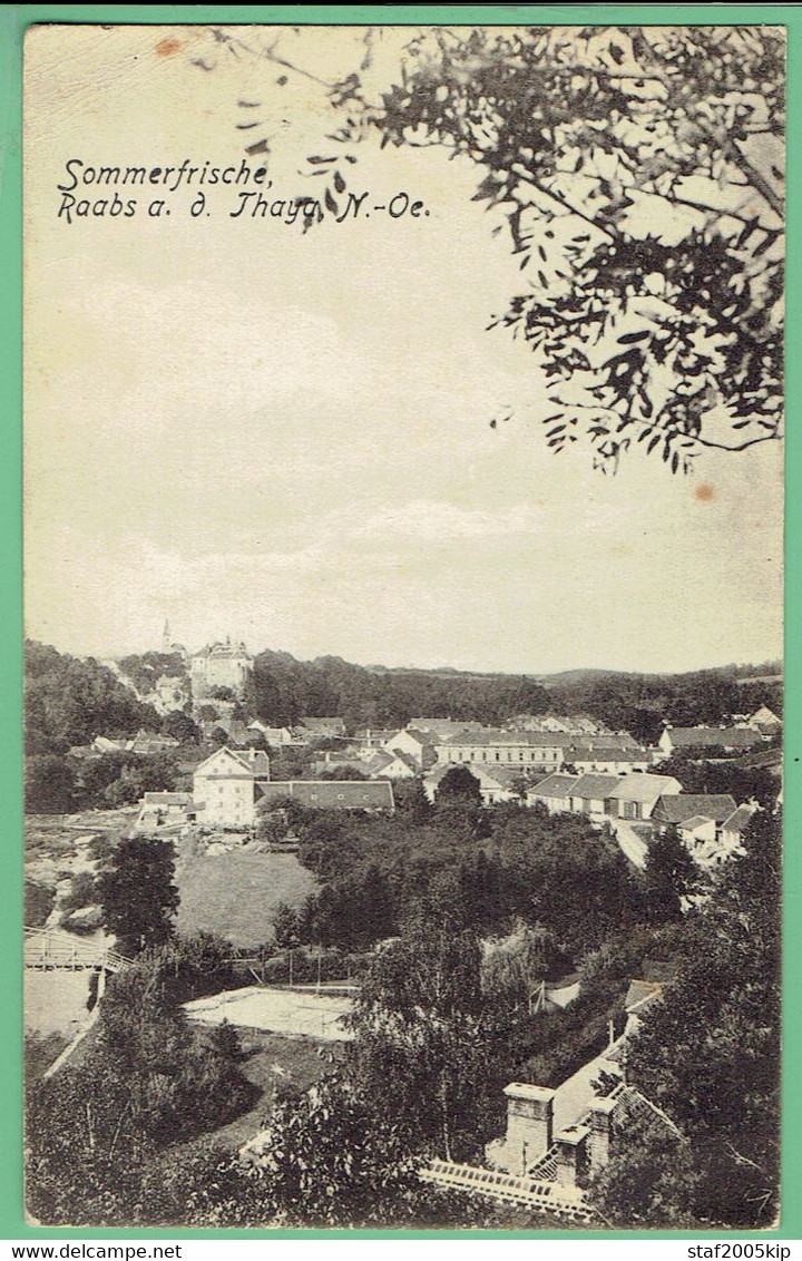 Oostenrijk - Sommerfrische,Raabs A. D. Thaya, N.-Oe - Panorama - Raabs An Der Thaya