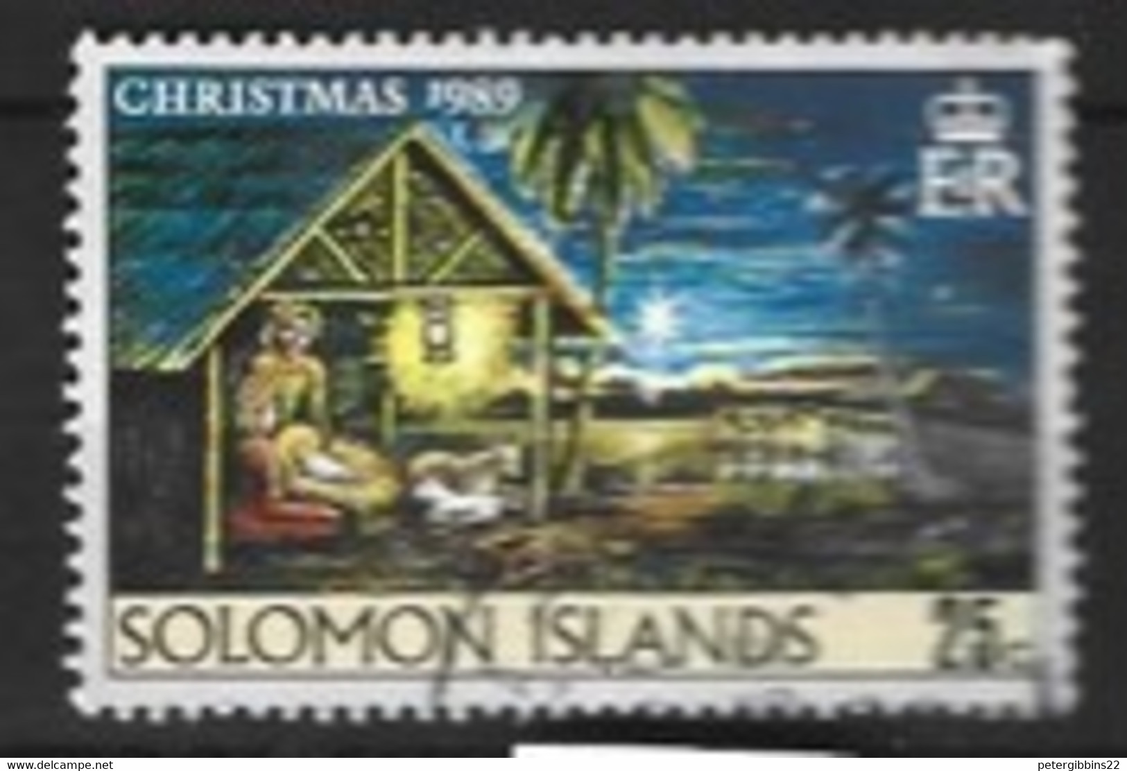 Solomon Islands  1989 SG  633 Christmas  Fine Used - Salomoninseln (Salomonen 1978-...)