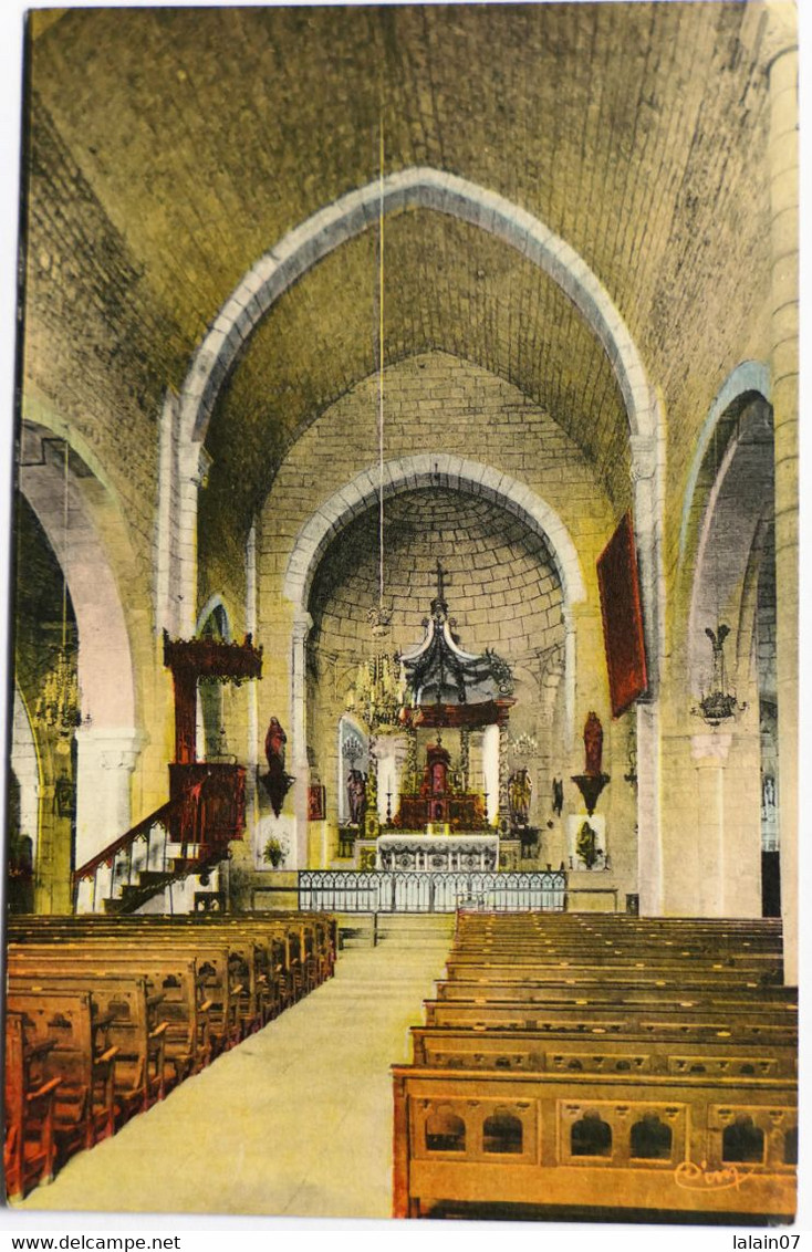 C. P. A. Couleur : 48 CHANAC : Intérieur De L'Eglise - Chanac