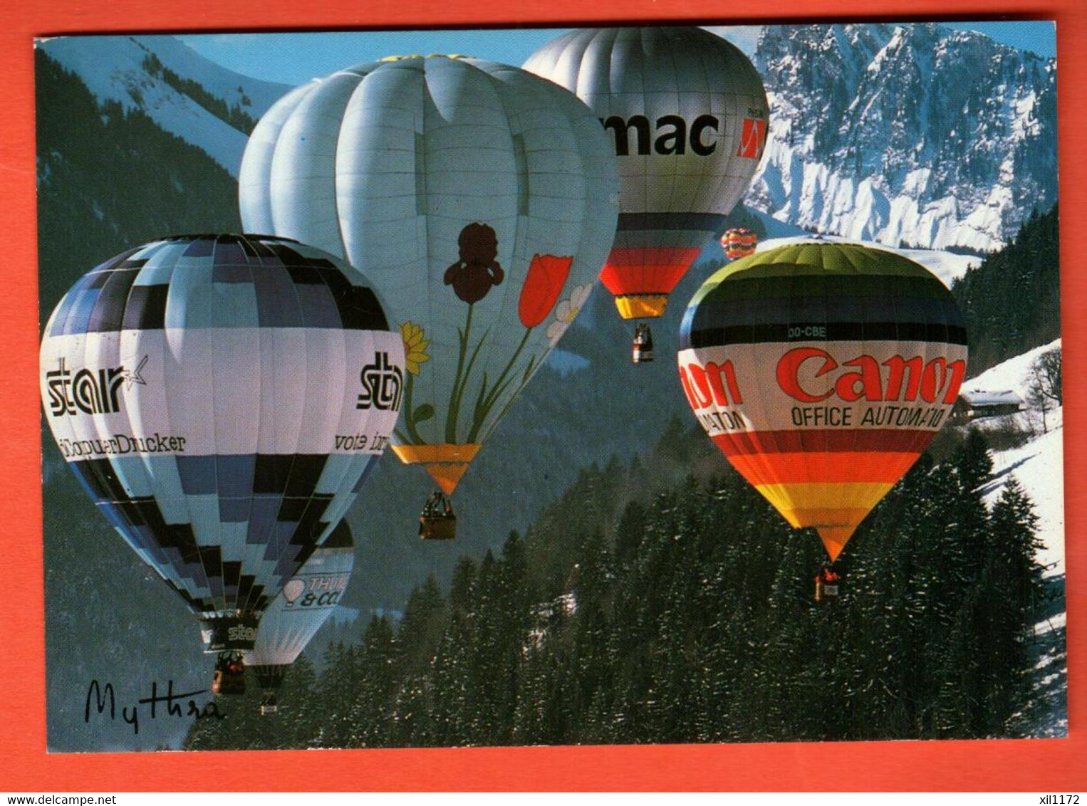 VAW-02  SP 29 Montgolfières  Dans Les Alpes. GF NC NG - Mongolfiere