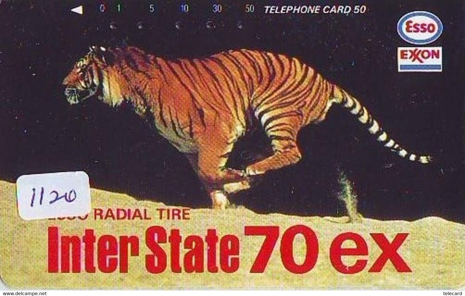 Télécarte * Animal * TIGRE * TIGER (1120) FELIN * Phonecard * Telefonkarte * TIJGER- - Dschungel