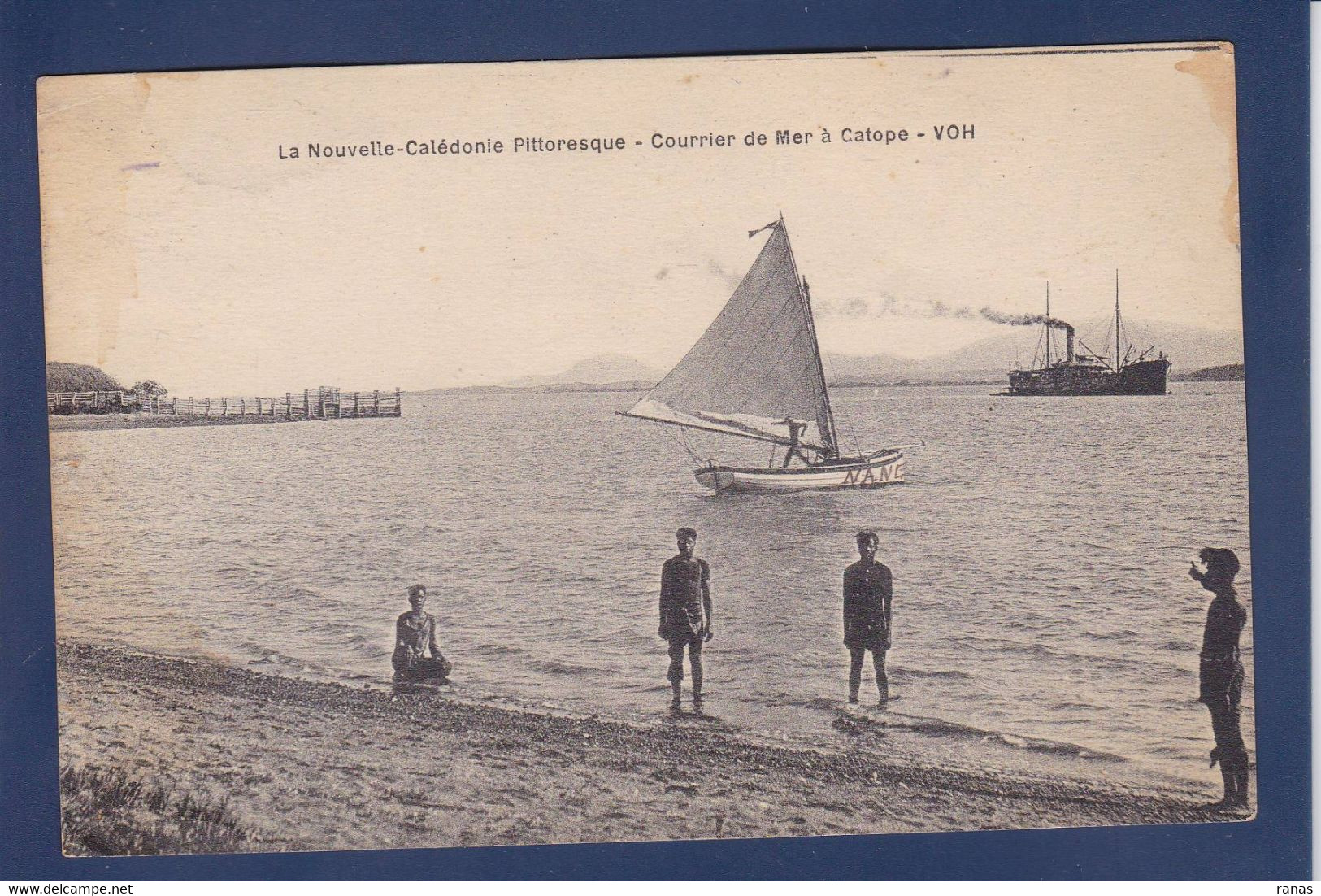 CPA Nouvelle Calédonie New Calédonia Océanie écrite Courrier De Mer à Catope VOH - Nouvelle-Calédonie