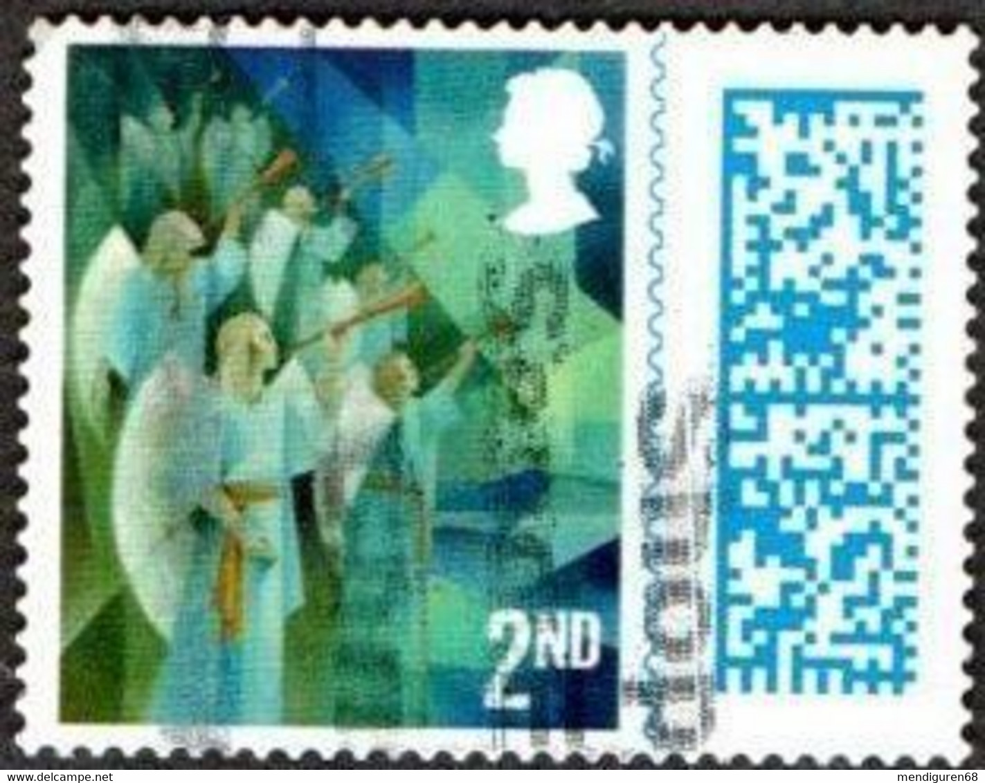 GROSSBRITANNIEN GRANDE BRETAGNE GB 2021 CHRISTMAS ND LARGE USED SG 4606 MI 4881 YT 5280 SC 4781 - Used Stamps