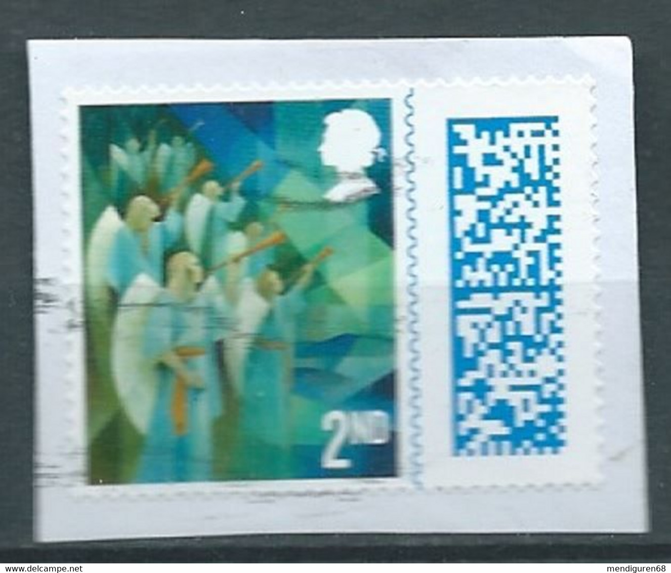 GROSSBRITANNIEN GRANDE BRETAGNE GB 2021 CHRISTMAS ND LARGE USED ON PAPER SG 4606 MI 4881 YT 5280 SC 4781 - Used Stamps