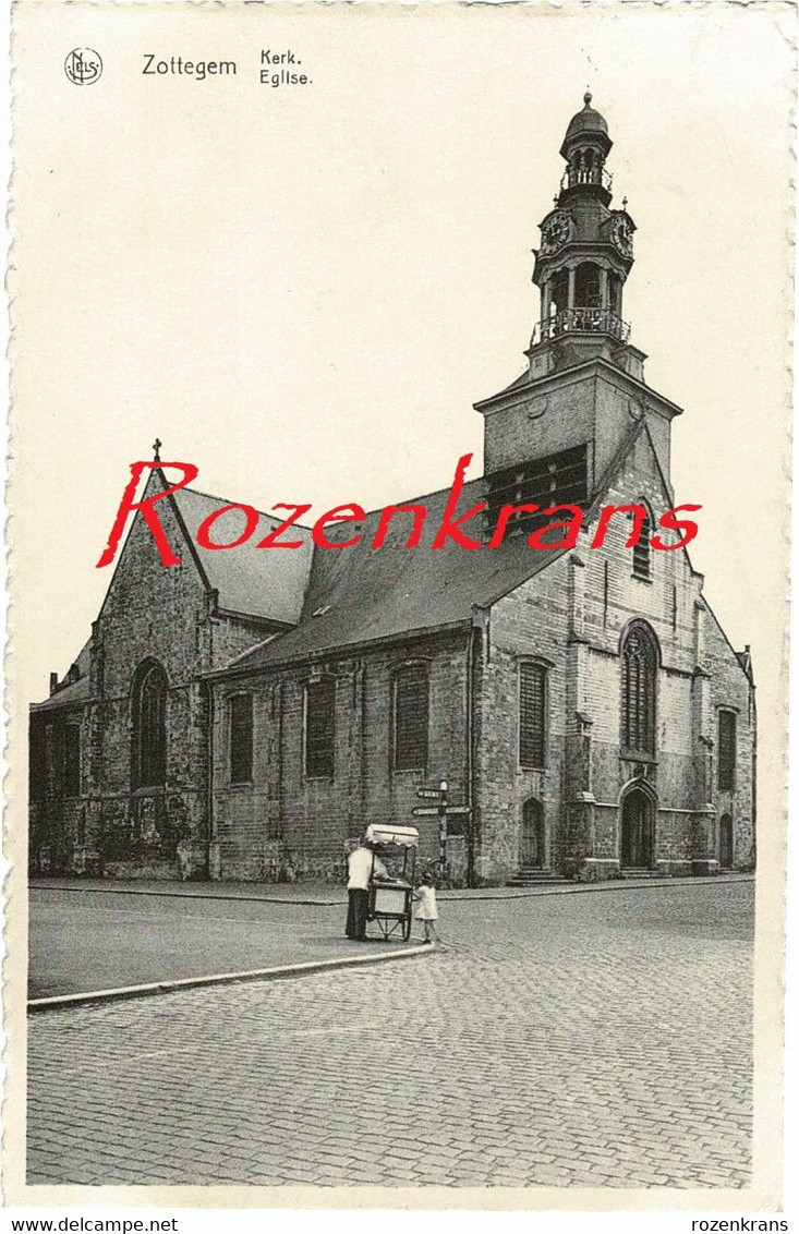 Zottegem Kerk IJsjesverkoper IJsventer Geanimeerd ZELDZAAM (In Zeer Goede Staat) - Zottegem