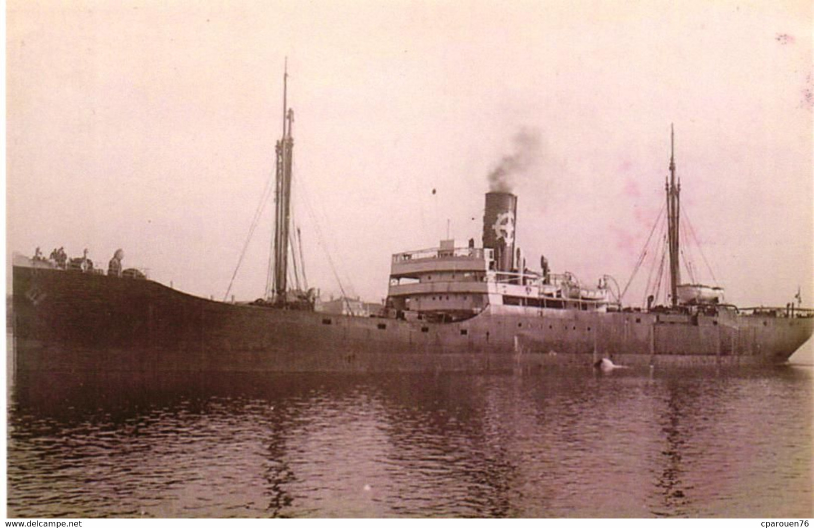 Photo Bateau " Tour " DELMAS 1920 "Alloa " " Lacydon " - Bateaux