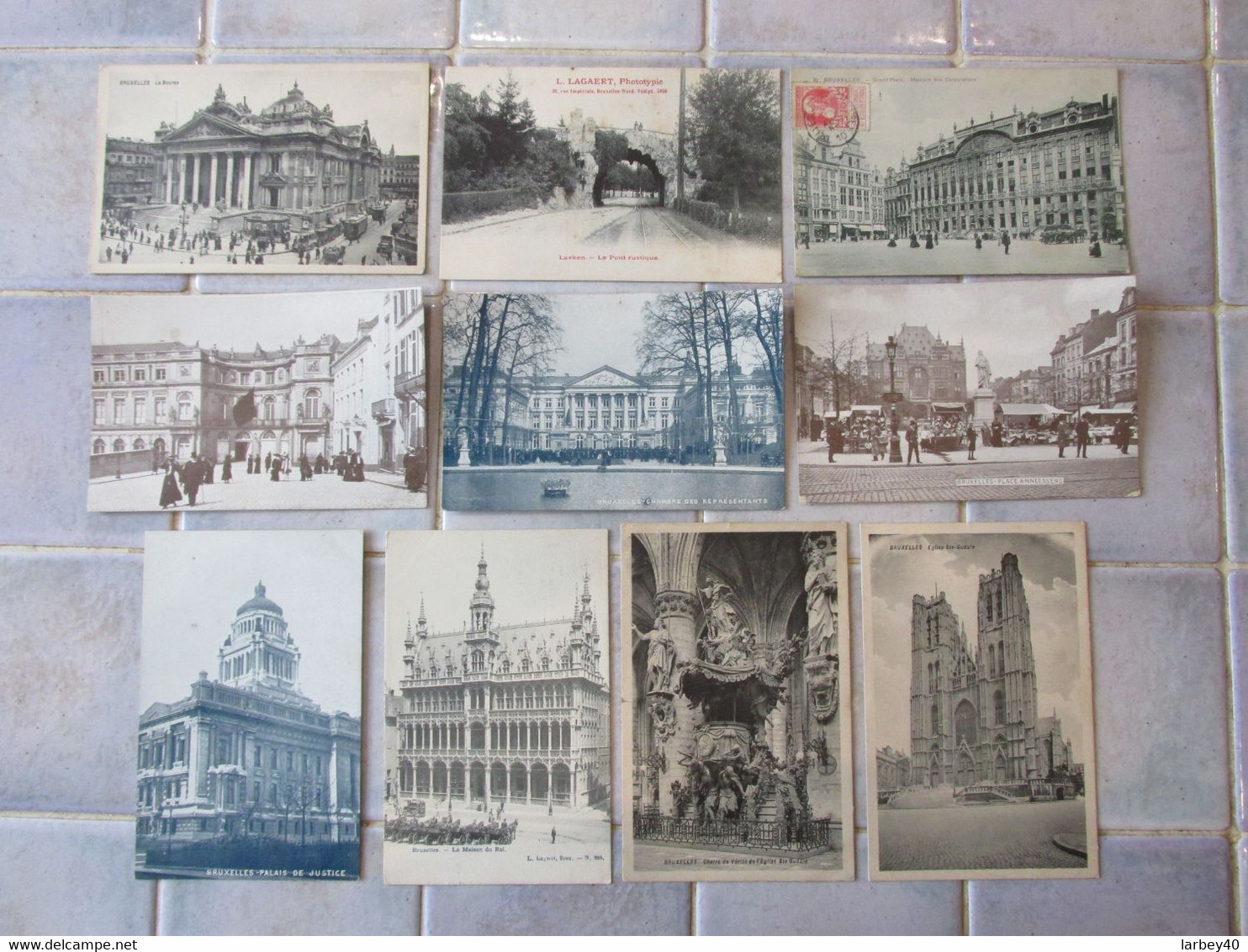 10 Cpa Bruxelles - Sets And Collections