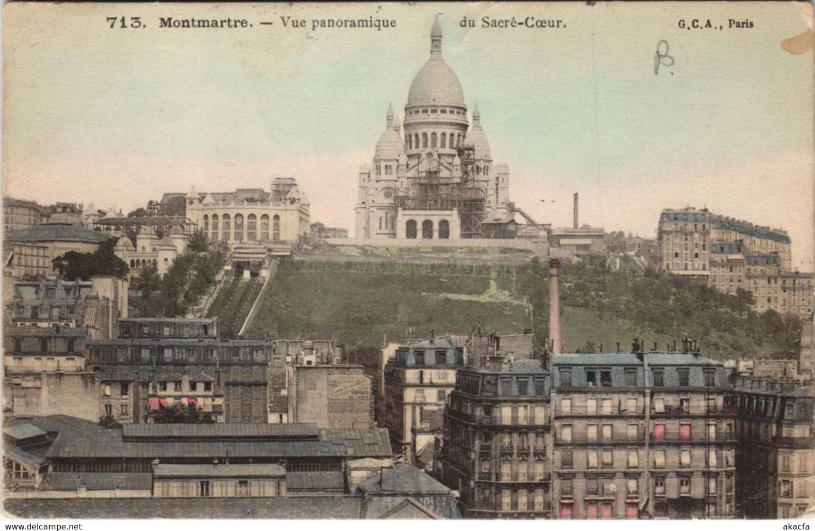 CPA PARIS Montmartre 18e Sacré-Coeur Vue Panoramique (923904) - Arrondissement: 18