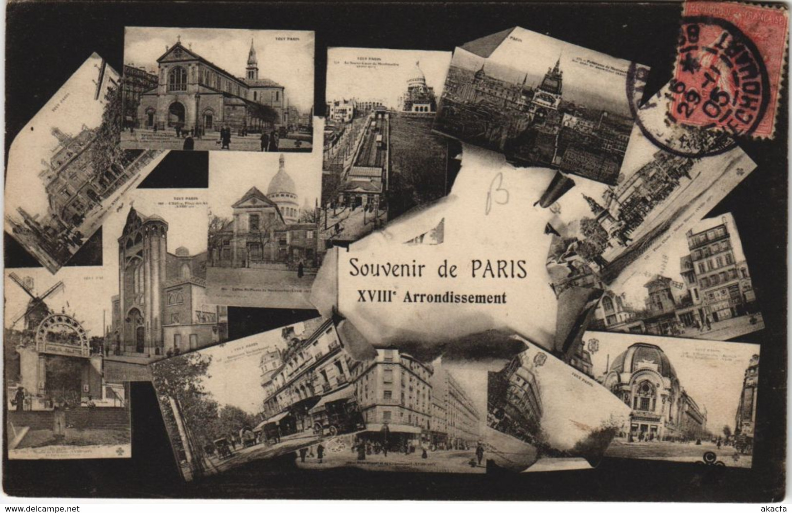 CPA PARIS 18e SOuvenir (923927) - Arrondissement: 18