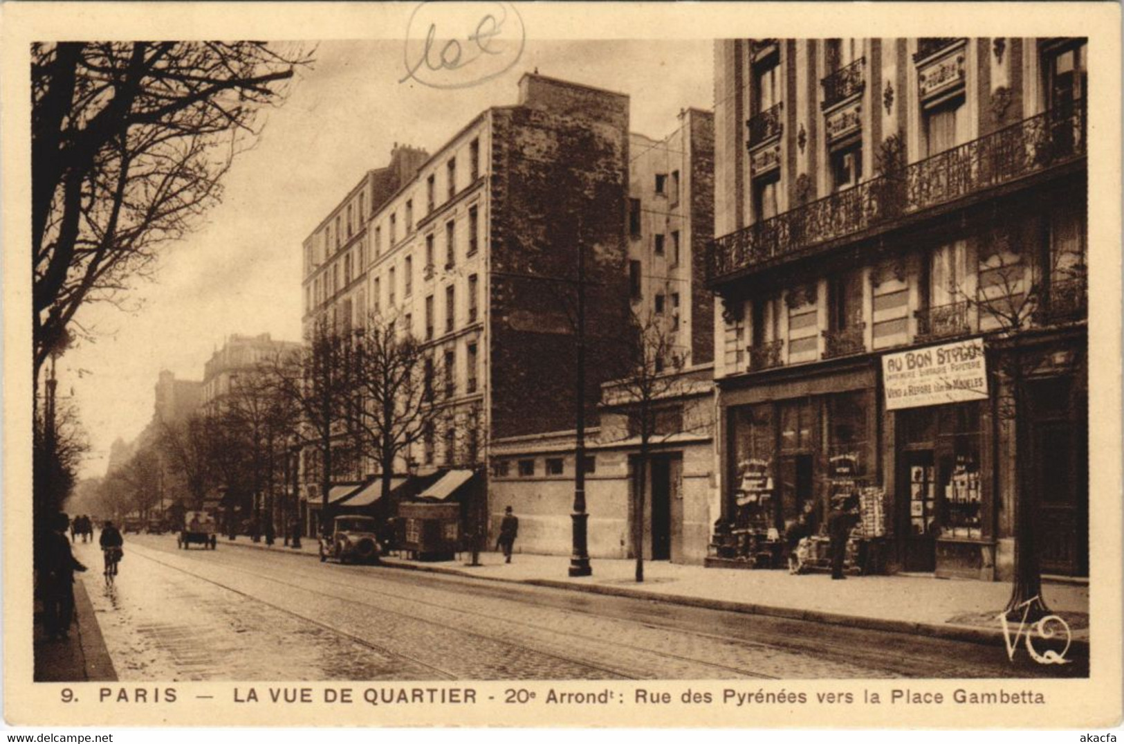 CPA PARIS 20e Quartier De Charonne Rue Des Pyrénées (923988) - Arrondissement: 20