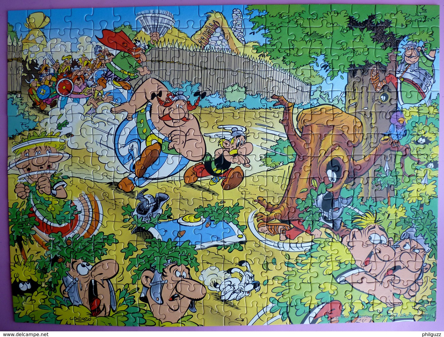 Puzzle RAVENSBURGER 300 Pièces 1986 - ASTERIX ET LES ROMAINS -  COMPLET - Puzzles