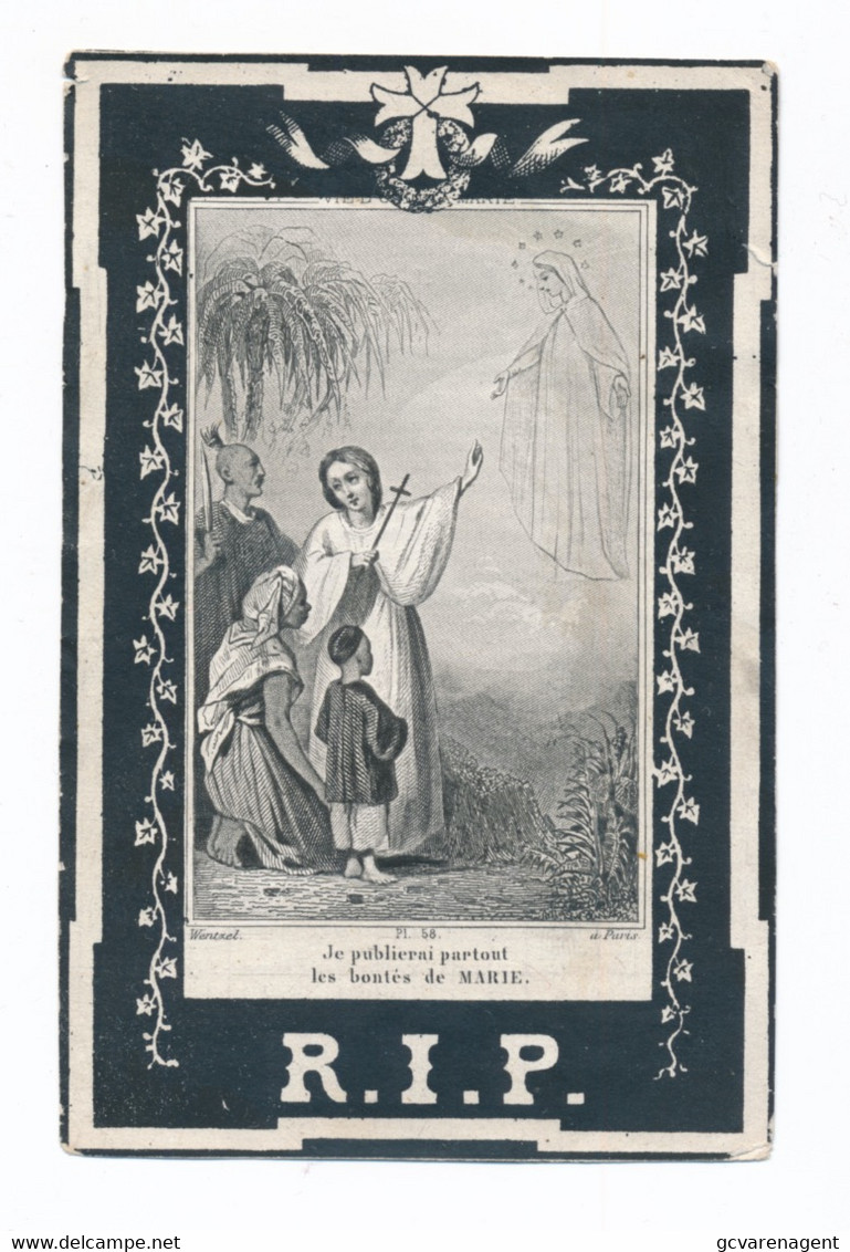 PASTOOR LEMBEKE - LAURENTIUS WANTE - MOERBEKE WAES 1798 -  LEMBEKE 1874 - 2 SCANS - Autres & Non Classés