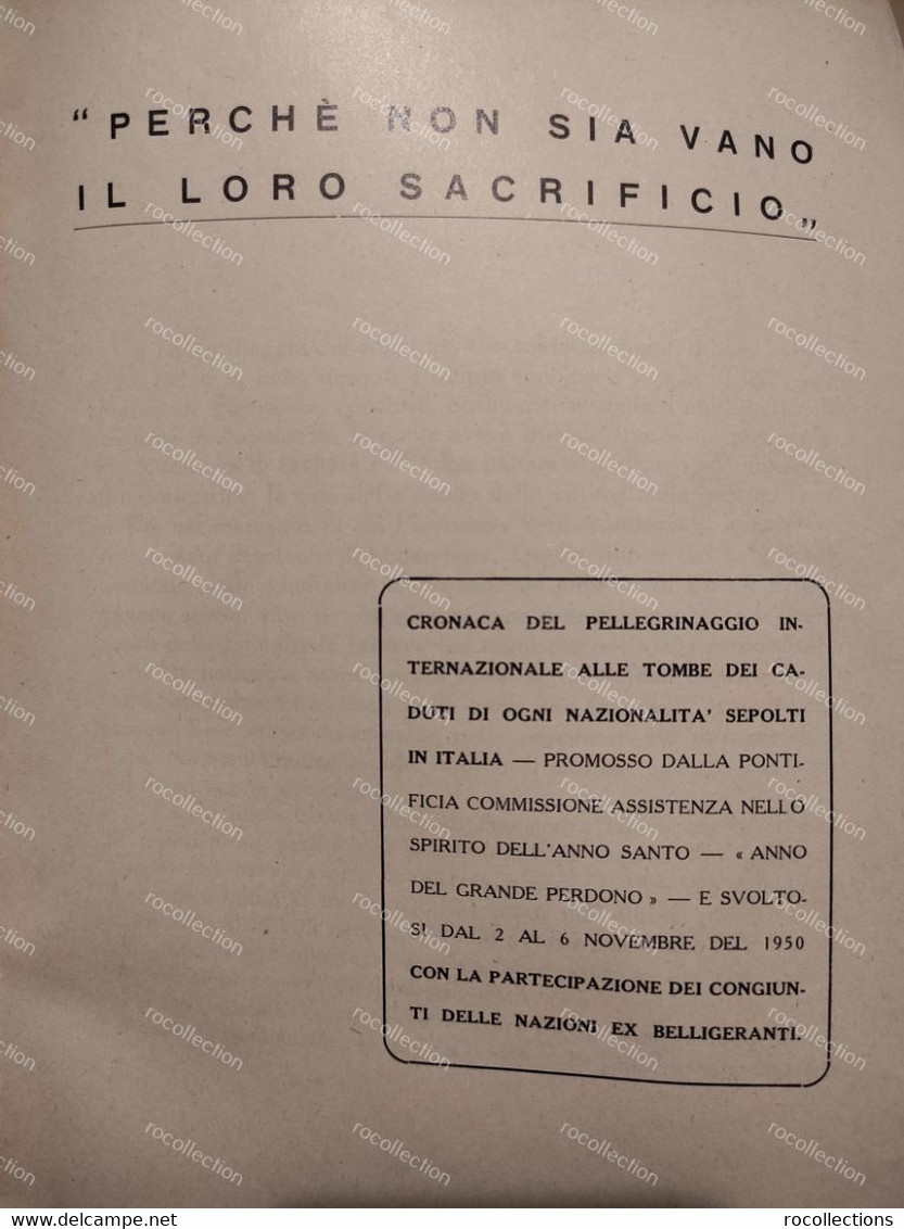 Pilgrimage Of Foreign Family Members To The Cemeteries To The Graves Of The War Dead. Rome Anzio Montecassino Genova - Weltkrieg 1939-45