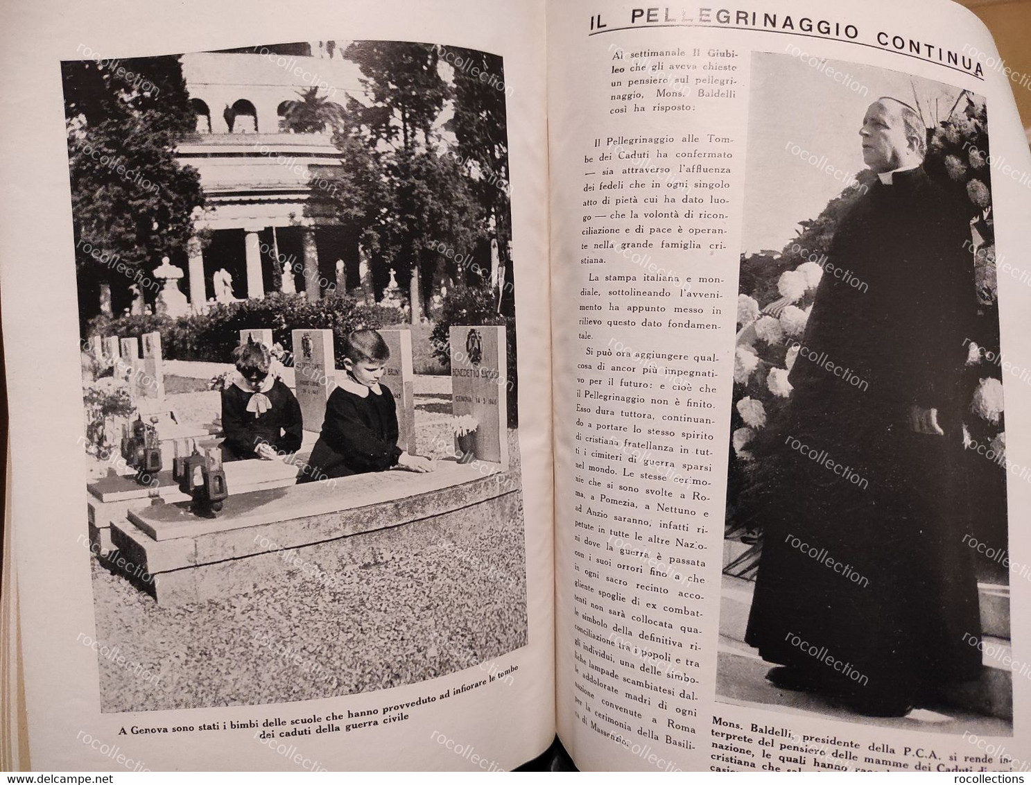 Pilgrimage of foreign family members to the cemeteries to the graves of the war dead. Rome Anzio Montecassino Genova